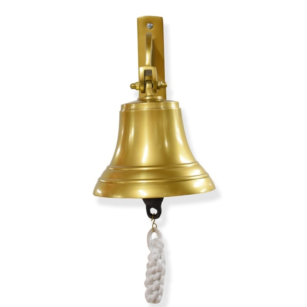6" Solid Brass Ship Bell